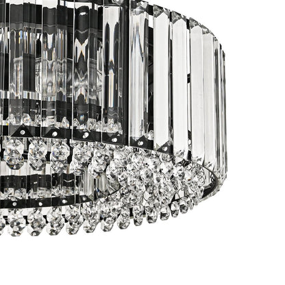 Glamoureuze gesneden kristallen plafondlamp