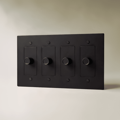 Norvessa vintage-draaiknopdimmer van messing