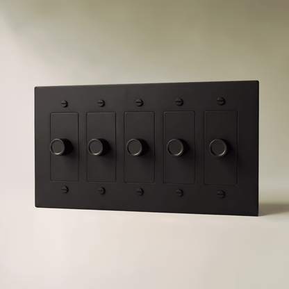 Norvessa vintage-draaiknopdimmer van messing