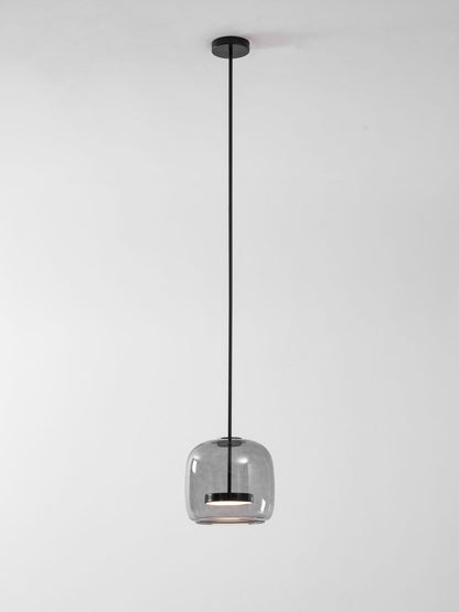 Moderne hanglamp van geblazen glas Glavira