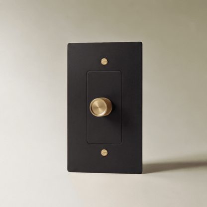 Norvessa vintage-draaiknopdimmer van messing