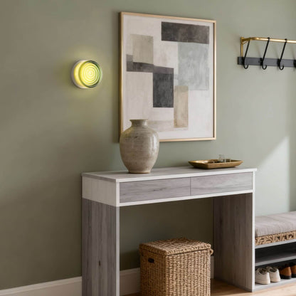 Ronde gekleurde wandlamp