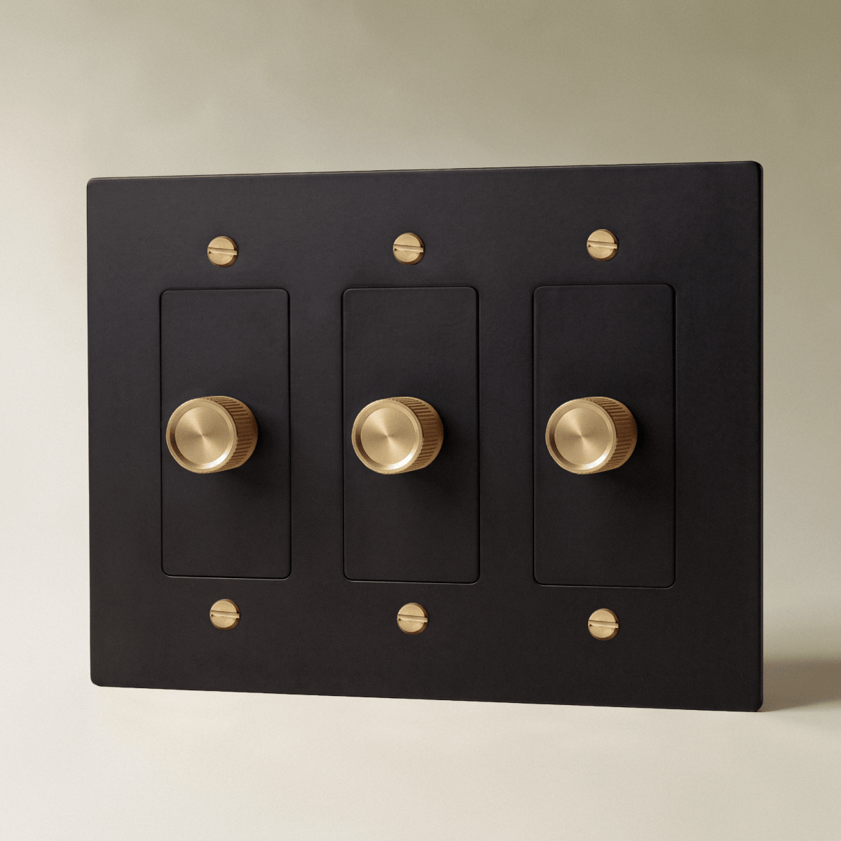 Norvessa vintage-draaiknopdimmer van messing