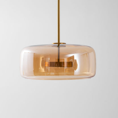 Moderne hanglamp van geblazen glas Glavira