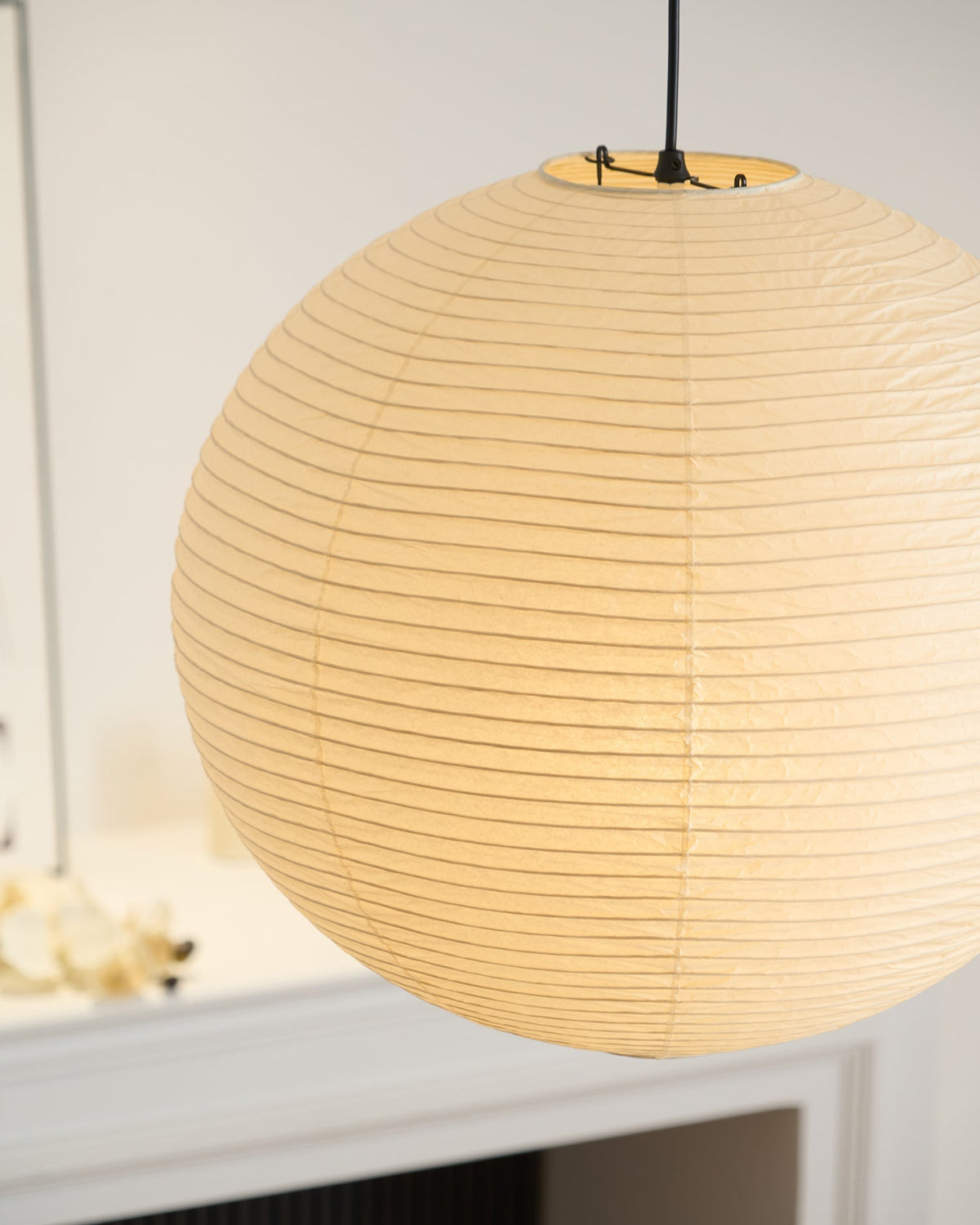 Sorella Japandi-hanglamp van rijstpapier