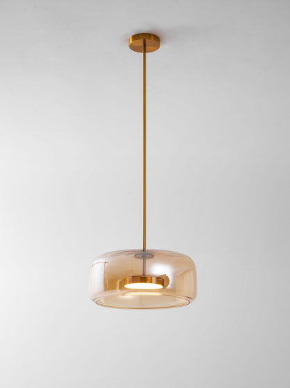Moderne hanglamp van geblazen glas Glavira