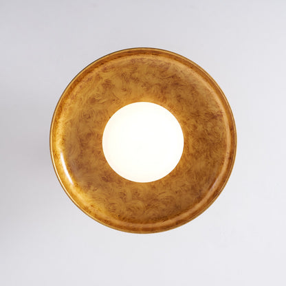 Brede ronde plafondlamp.flush