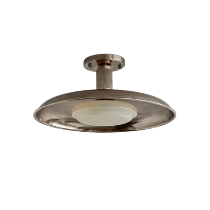 Brede ronde plafondlamp.flush