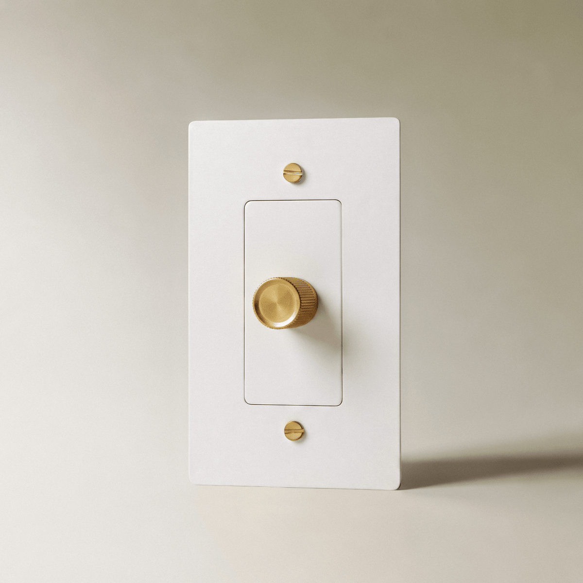 Norvessa vintage-draaiknopdimmer van messing