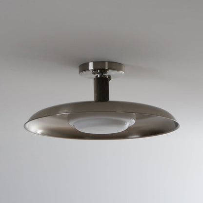 Brede ronde plafondlamp.flush