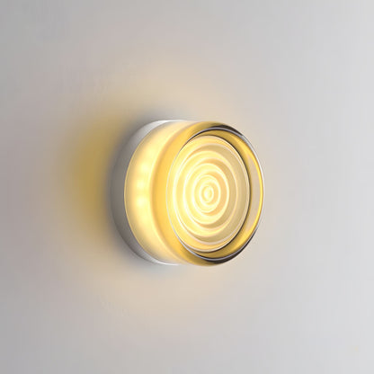 Ronde gekleurde wandlamp