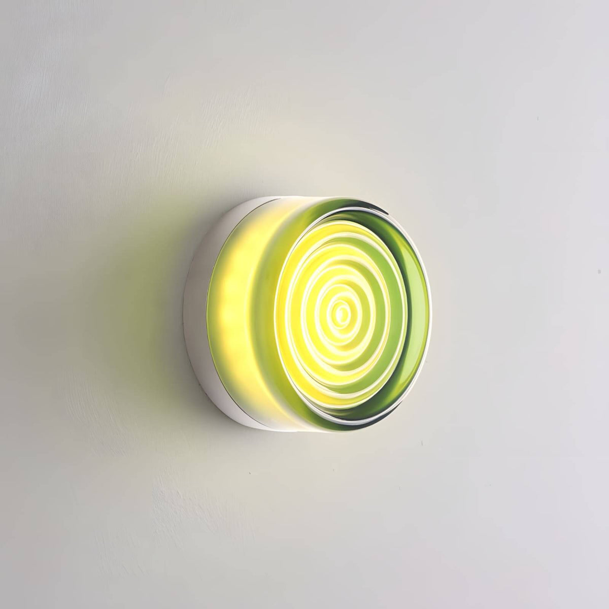 Ronde gekleurde wandlamp