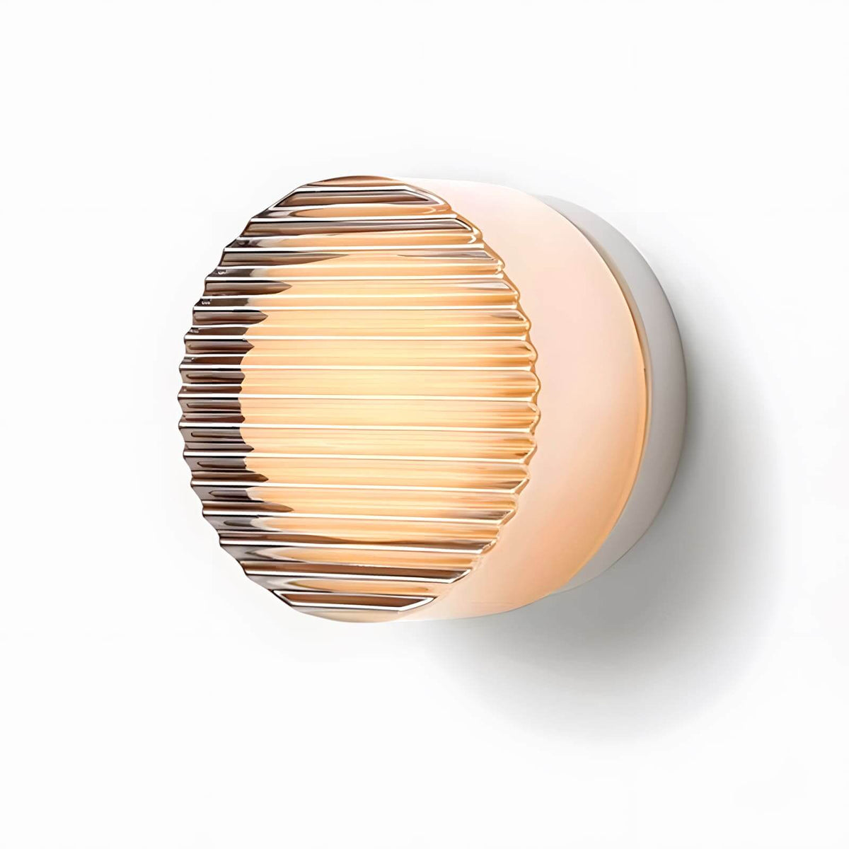 Ronde gekleurde wandlamp