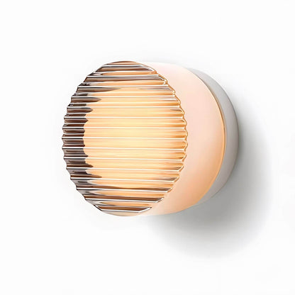 Ronde gekleurde wandlamp