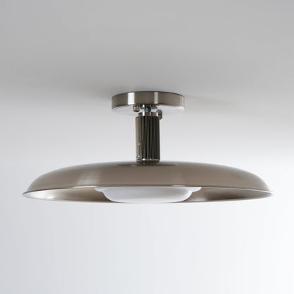 Brede ronde plafondlamp.flush