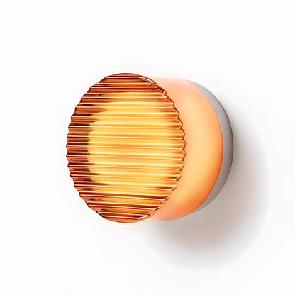 Ronde gekleurde wandlamp