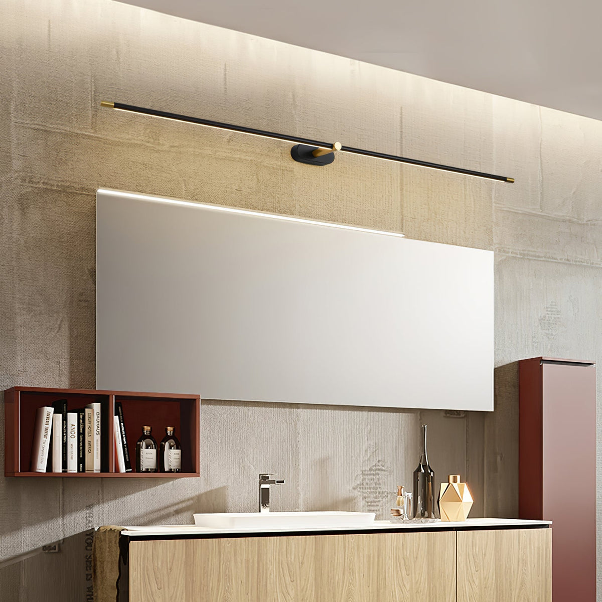 Arvenna minimalistische aluminium wandlamp voor schilderijen
