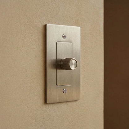 Norvessa vintage-draaiknopdimmer van messing