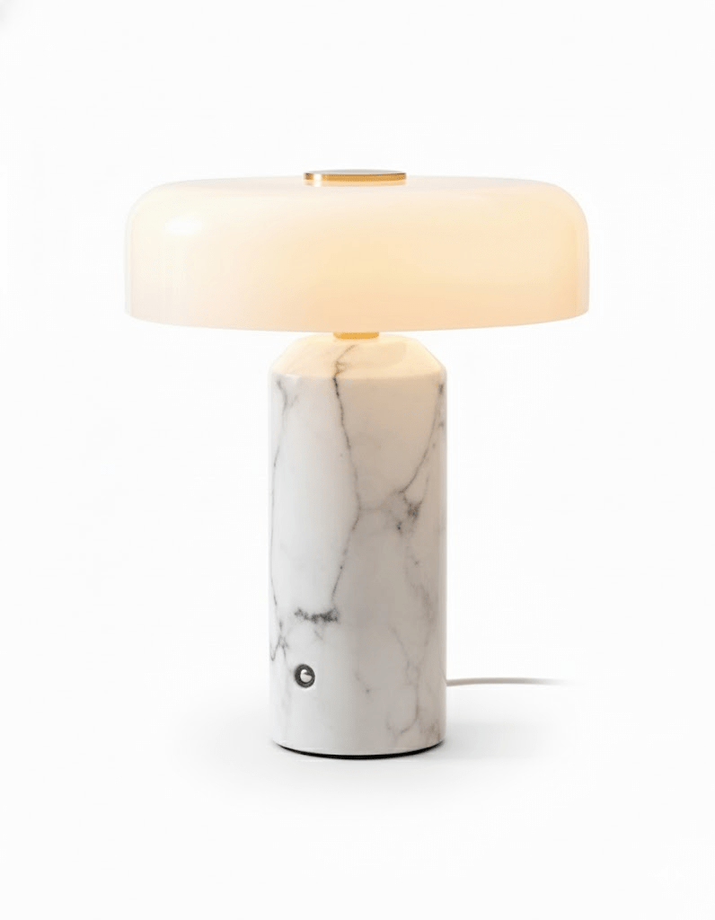 Vestara art-deco marmeren tafellamp