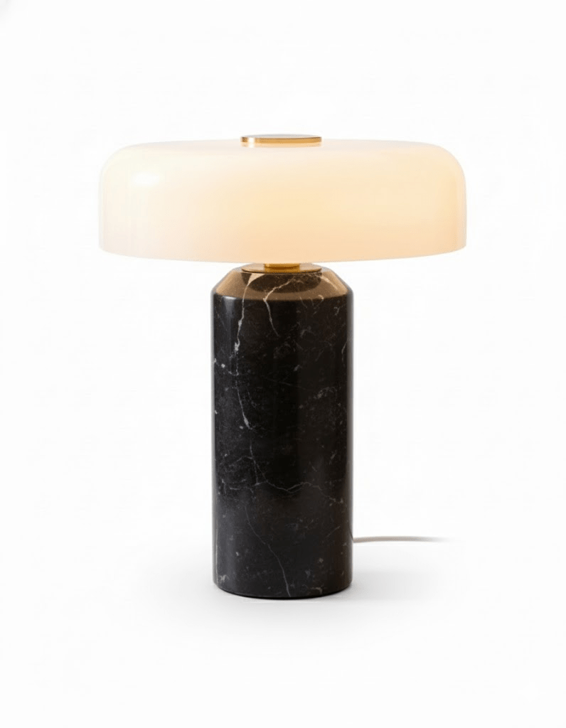 Vestara art-deco marmeren tafellamp