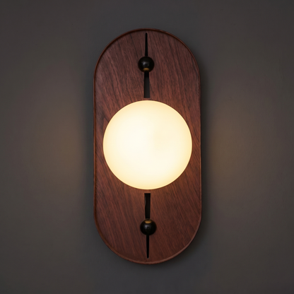 Sculpturale wandlamp van albast