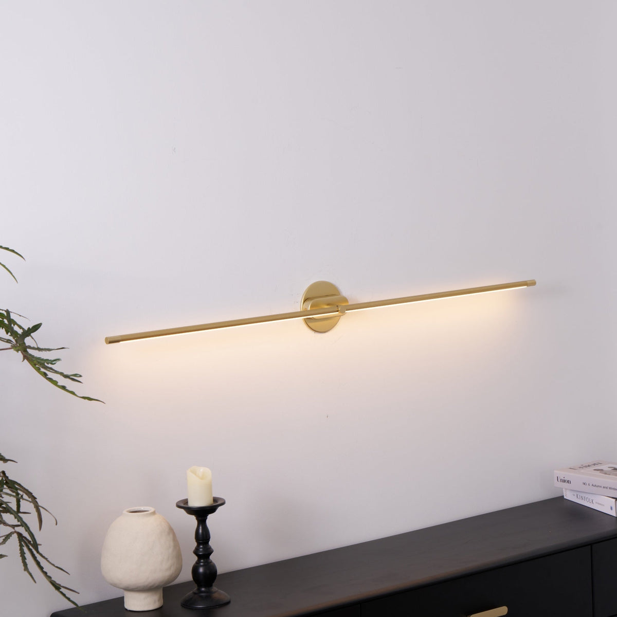 Arvenna minimalistische aluminium wandlamp voor schilderijen