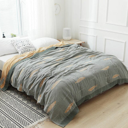 Hoogwaardige katoenen deken met elegant ontwerp