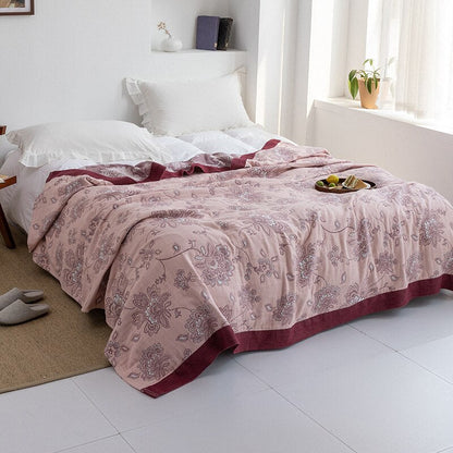 Hoogwaardige katoenen deken met elegant ontwerp