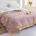 Ulmara Japandi-mousseline plaid