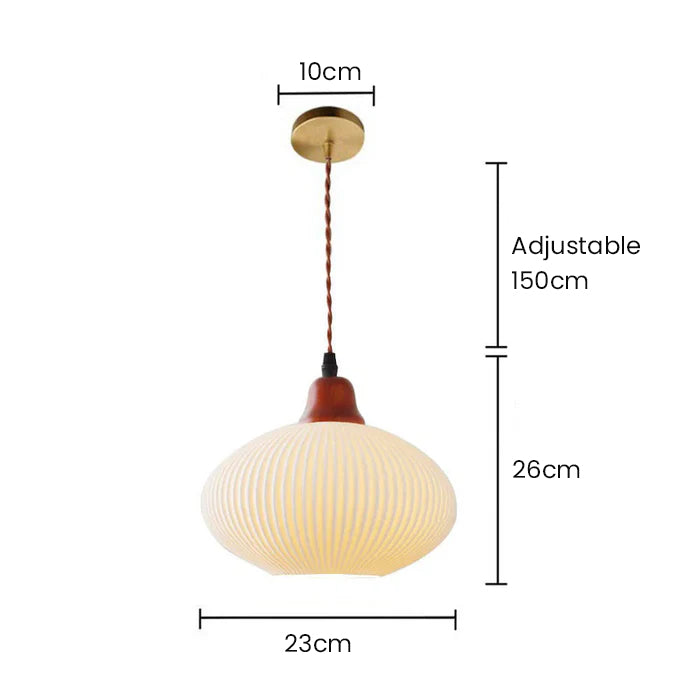 Met de hand gemaakte witte keramische lamp