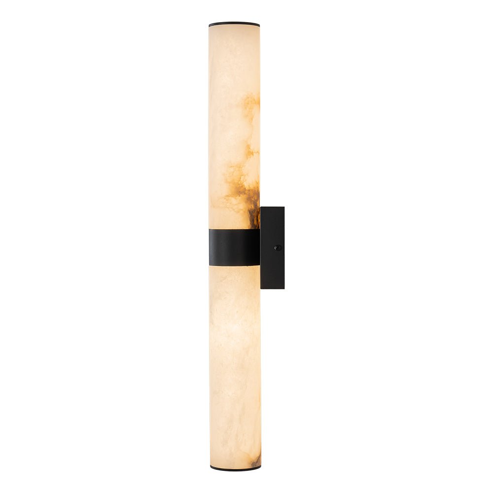 Moderne LED-wandlamp van albast
