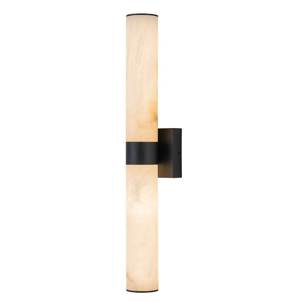 Moderne LED-wandlamp van albast