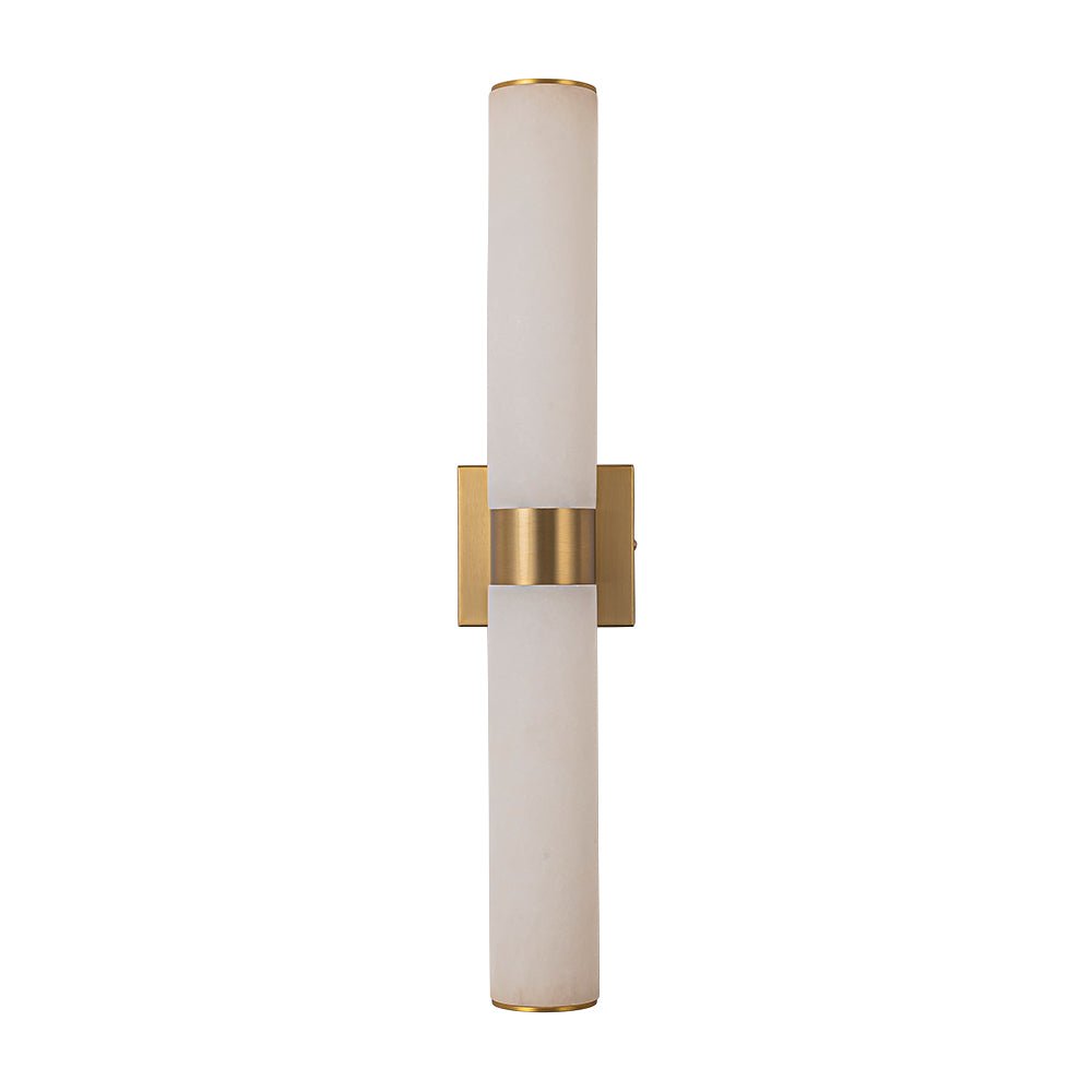 Moderne LED-wandlamp van albast