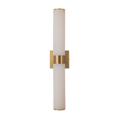 Moderne LED-wandlamp van albast