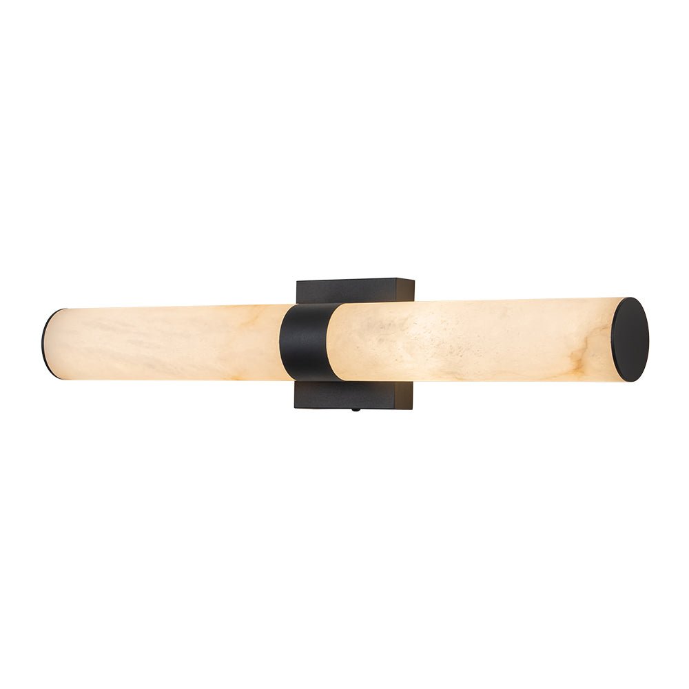 Moderne LED-wandlamp van albast