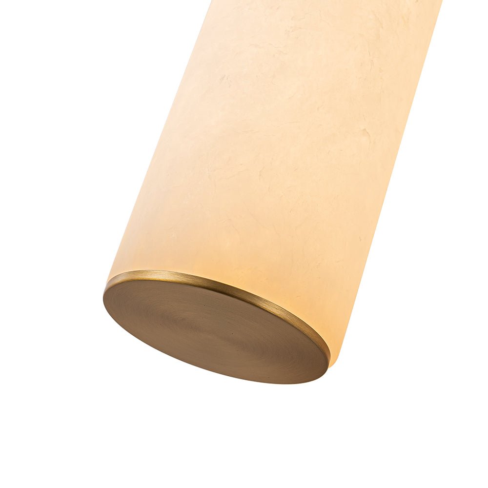 Moderne LED-wandlamp van albast