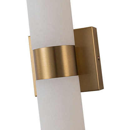 Moderne LED-wandlamp van albast
