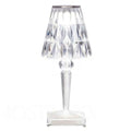 Lorien art-deco tafellamp van acryl