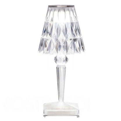 Tafellamp met kristaluitstraling en LED