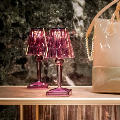 Tafellamp met kristaluitstraling en LED