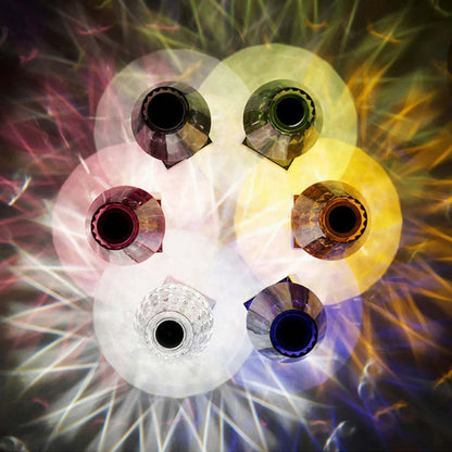 Tafellamp met kristaluitstraling en LED