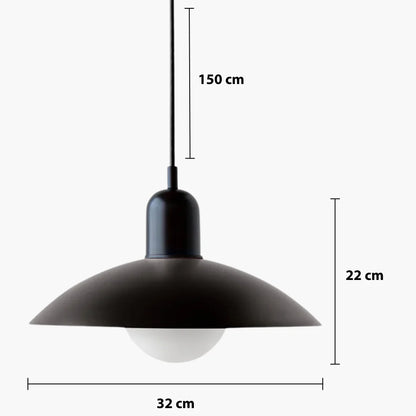 Moderne hanglamp met kleurontwerp