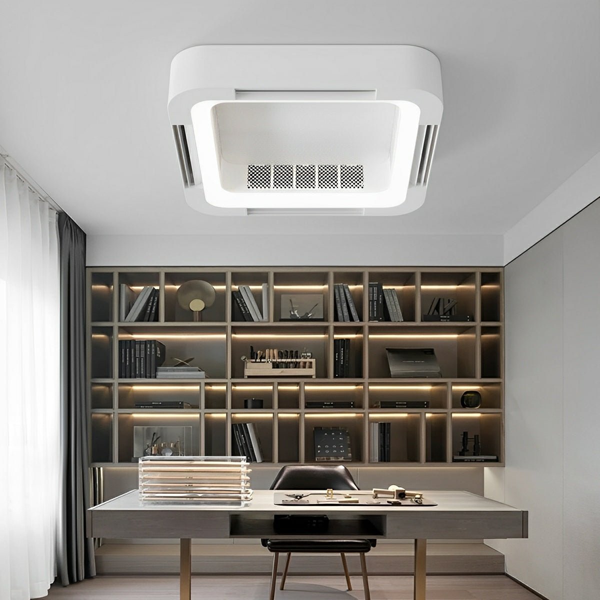 Moderne LED-plafondventilator zonder bladen