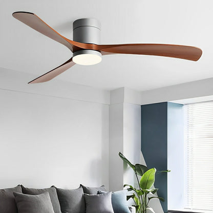 Moderne Noordse LED plafondventilator met licht