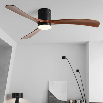 Moderne Noordse LED plafondventilator met licht