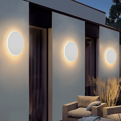 Nordische circulaire waterdichte wandlamp