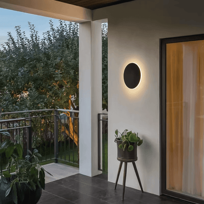 Nordische circulaire waterdichte wandlamp