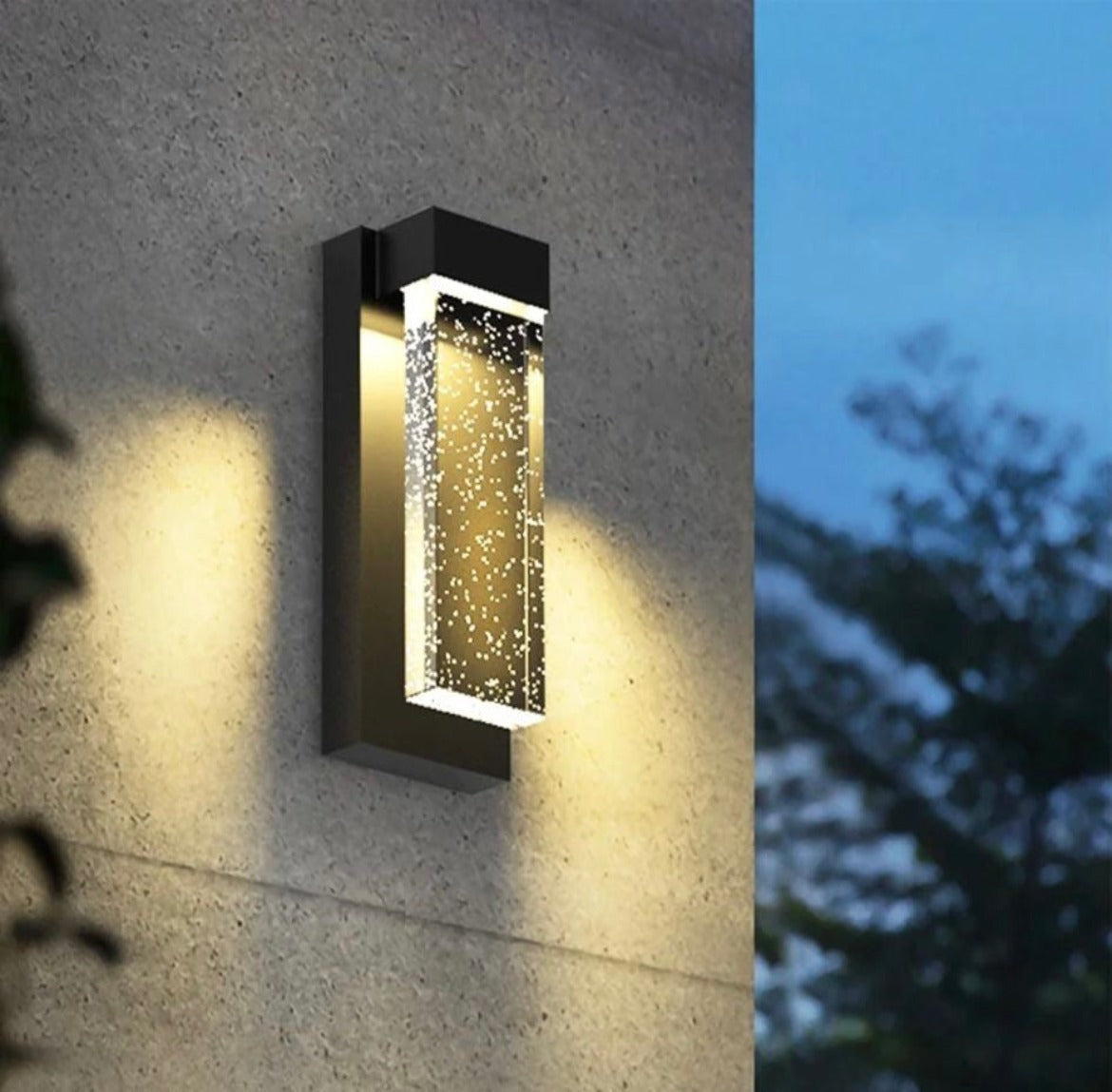 Bubble Crystal LED Buitenmuurlamp