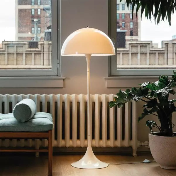 Moderne paddenstoel vloerlamp
