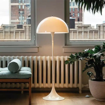 Moderne paddenstoel vloerlamp
